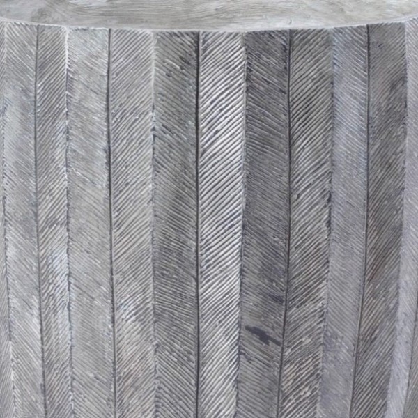 Grey Textured Resin Planter 
